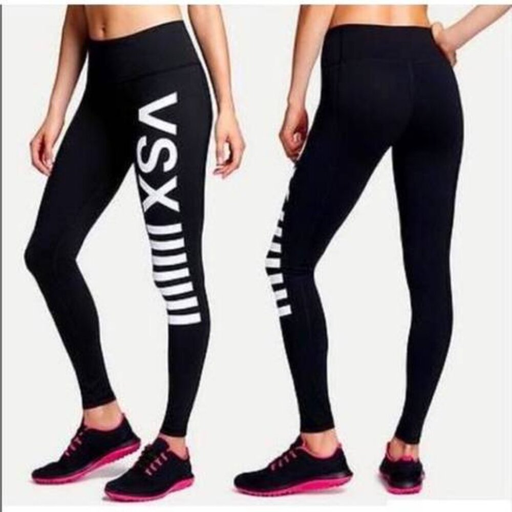 Victoria Secret Sport Logo Leggings Size medium